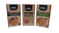 OWL Kopitiam Roast KOPI-C Milky, White Coffee with Coconut Sugar, White Coffee with Hazelnut- 21.15o