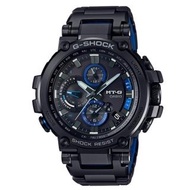【CASIO 卡西歐】G-SHOCK太陽能電波手錶(黑藍 MTG-B1000BD-1A)