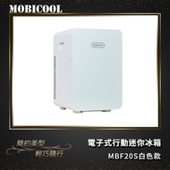MOBICOOL 電子式行動迷你冰箱白色款 MBF20PS全新改版升級