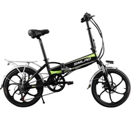 🌈bicycle  New Aluminum Alloy Frame 20 inch Wheel SHIMAN0 7 speed 8A 48V 350W Lithium Battery Electric folding Bike downh