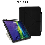 PIPETTO iPad Pro 11吋(第2代) Pencil Origami 多角度多功能保護套(內建筆槽) 黑色
