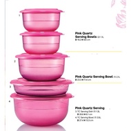 LELONG MURAH Tupperware Pink Quartz Serving Bowl