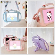 ✿❈♙ iPad Case Lanyard iPad Mini 1 2 3 4 5 Pro iPad Air 1 2 3 4 2017 2018 2019 iPad 5 6 10.2 10.5 10.9 Hello Kitty StellaLou Melody Winnie The Pooh Stitch Cinnamon Dog Cartoon Cute Silicone Shockproof Straps Strap Lanyards Cases Casing Case Cover