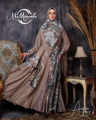 ORIGINAL Gamis Syari Aufa Syar'i by Nha Miranda - Syar'i mewah pesta Realpic