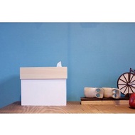日本 yamato japan手工木製多功能面紙盒含小型垃圾桶(矮)-四色