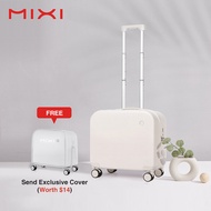 Mixiกระเป๋าเดินทางถือขึ้นเครื่องได้สำหรับชายและหญิง,กระเป๋าเดินทางล้อลากขนาด16-18นิ้วกันความชื้นมาตรฐานTSA 360ล้อแบบหมุนใช้งานได้อเนกประสงค์M5236