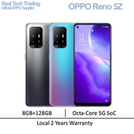 (Free Earphone) OPPO Reno 5z 5G -8GB+128GB - Smartphone 30W SuperVOCC 2.0 - Two Years Warranty