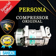 PROTON PERSONA ORIGINAL SANDEN SD 6PK 7H15 COMPRESSOR/ KOMPRESOR (CAR AIRCOND SYSTEM)