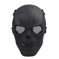 🛩️Airsoft Mask Skull Full Protective Mask Military - Black