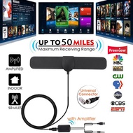 EsoGoal Amplified HD Digital TV Antenna Long 50 Miles Range Support 1080p TV's Indoor Powerful HDTV Amplifier Signal Booster- 4M Cable