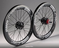 Brompton for 349 Wheel Set Joseph Kuosac C38c Carbon Fiber Wheel Set Wheel Set