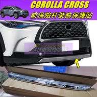Toyota 2020-2022 COROLLA CROSS Front Rod Trim Strip Inscription Car Bumper Hit
