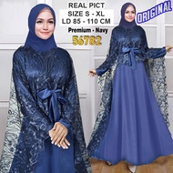GREAT SHOP COD Gamis Pesta Mewah Original busui Outer long Cape panjang Brukat tile BORDIR PAYET MANIK Mote Seragam Gaun Kebaya Pesta Brokat Kondangan Muslimah Wisuda Remaja Modern Party Dress Mewah Muslim wanita jumbo xl Lebaran Terbaru 2021 ihniamote