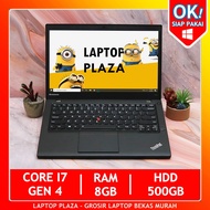 Lenovo Thinkpad T440P T440S Core i7 I5 Gen 4 RAM 8GB HDD 500GB Laptop Notebook Second Berkualitas Terbaru Bagus Desain Grafis Termurah Slim