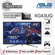 ASUS ROG Strix XG43UQ HDMI 2.1 Gaming Monitor — 43-inch 4K, 144 Hz, 1ms MPRT, AMD FreeSync™ Premium Pro technology, DSC, ELMB Sync, DisplayHDR™ 1000, DCI-P3 90%, Shadow Boost, Remote Control