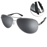 RAY BAN太陽眼鏡 水銀偏光飛官款/槍銀-白水銀 # RB8313 004K6-61MM