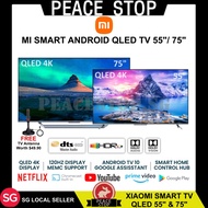 Xiaomi 55-inch Q1E/75-inch Q1 QLED Smart LED TV Digital Ready Android TV with Google Playstore Youtube