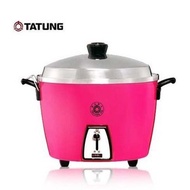 TATUNG大同10人份電鍋(全不鏽鋼內鍋及配件)-桃紅色TAC-10L-DI