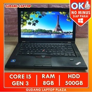 LP Lenovo Thinkpad T430S Core i5 Gen 3 Ram 8GB Hdd 500GB Laptop Notebook Tipis Terbaik Second Ultrabook Murah Terbaru Berkualitas Bagus