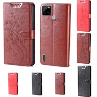 VcmIs Tree Tower embossment design Wallet Case For Itel A57 A57 Pro Leather Card Slot Flip Phone Cas
