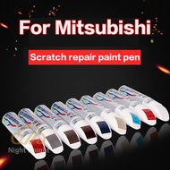 For Mitsubishi Car Scratch Repair Agent Auto Touch Up Pen Car Care Scratch Clear Remover Paint Care Waterproof Auto Mending Fill Paint Pen Tool For Mitsubishi Triton Outlander Mirage ASX Lancer EVO PAJERO GRANDIS GALANT Xpander