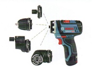 德國BOSCH 博世 GSR12V-15FC 12V鋰電電鑽/起子機 惡魔機 小精靈 電鑽 彎角 多角度