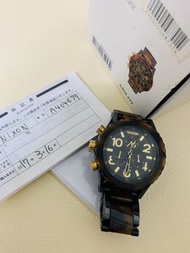 NIXON THE 38-20 CHRONO 琥珀 玳瑁計時碼錶#掰掰舊愛#22生日慶