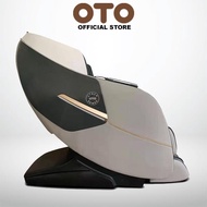 OTO Official Store OTO Cyber Sense CS-01 Beige Massage Chair Unique Thai Back-Stretch Calves rubbing kneading 3D Massage