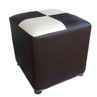 (Promotion+++) เก้าอี้ ทรงสตูล เบาะสี่เหลี่ยม รุ่น Stool 1 (สีดำ/ขาว) ราคาถูก เก้าอี้ เกม มิ่ง เก้าอี้ สํา นักงาน เก้าอี้ สนาม เก้าอี้ ไม้