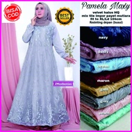PROMO!!! (BISA COD) pamela maxy / ADA JUMBO / gamis terbaru 2022 / gamis batik terbaru / gamis brokat /gamis kondangan / baju muslim / dress muslim / baju pesta murmer / dress moderen / dress model terbaru / gamis model terbaru