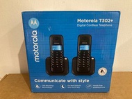 Motorola T302+ 雙機 室內無線電話