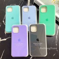 ✥◎♧  Official Liquid Silicone Case for Iphone 12 13 11 10 XS Pro Max XR Full Cover Flexible Protection