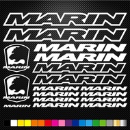 Marin Road Bicycle Sticker Vinyl Decal Stickers Marin Brand Bike Frame Mtb Cycle Bicycle Decals Decor