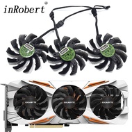 ใหม่ 75 มิลลิเมตร t128010su 0.35A พัดลมระบายความร้อน Gigabyte AORUS GTX 1060 1070 1080 G1 GTX 1070ti 1080TI 960 980ti 760 การ์ดพัดลมคูลเลอร์