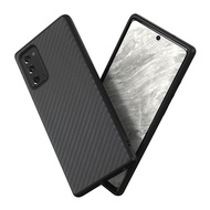 RhinoShield 犀牛盾 Samsung Galaxy Note 20 / Note 20 Ultra SolidSuit 碳纖維紋路防摔背蓋手機保護殼 - 黑色Note 20 Ultra 碳纖維
