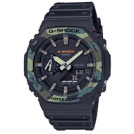 【CASIO 卡西歐】卡西歐G-SHOCK 農家橡樹電子錶-黑(GA-2100SU-1A)
