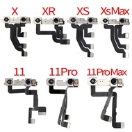 สายเคเบิลหน้ากล้อง Flex สำหรับ Iphone X Xs Max Xr,กล้องหน้าหลังขนาดเล็กเซนเซอร์พร็อกซิมิตี้สำหรับ Iphone 11 Pro Max