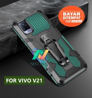 CASING HP VIVO V21 (4G/5G) MODEL BARU HARD CASE KLIP KESING SILIKON STANDING CASE