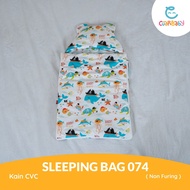 Baby Sleeping Bag by Cuan Baby Motif CAPTAIN WHALE WHITE by Cuan Bismillah Olshop