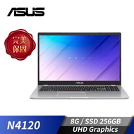 華碩 ASUS E510 筆記型電腦 15.6" (N4120/8GB/256GB/UHD/W11)夢幻白 E510MA-0831WN4120
