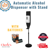 CHERIE - Stand Type Automatic Alcohol Dispenser,  Automatic Alcohol Spray Dispenser with Adjustable Stand [WITH BATTERIES]