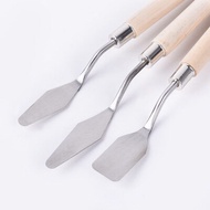 Paint Brush Wood Handle Professional Art Supplies School Supplies Oil Painting Tools Spatula Kit