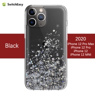 SwitchEasy STARFIELD Quicksand Style Case Ladies Like For 2020 iPhone 12 Pro 12 6.1 Inch For iPhone 12 Mini 5.4 Inch For iPhone 12 Pro Max 6.7 Inchฝาหลัง