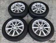二手/中古鋁圈 三菱 FORTIS 16吋 5孔114.3 原廠 銀 ENKEI製 SAVRIN ZINGER