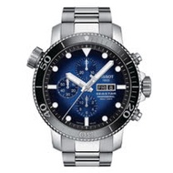 TISSOT天梭 SEASTAR 海洋之星 【全球限量1000只】機械潛水腕錶 / T1206141104100 / 48mm