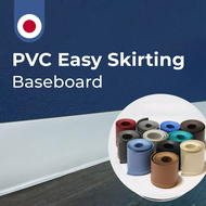 [Dekorea] PVC Easy Skirting / Vinyl Flooring Baseboard / Floor Closing Strip / Home Decoration
