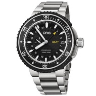 【ORIS 豪利時】ProDiver GMT雙時區千米潛水錶-黑/49mm(0174877487154-0782674PEB)