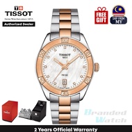 [Official Warranty] Tissot T101.910.22.116.00 Women's PR 100 Sport Chic Diamond Quartz 2 Toned WatchT1019102211600  (watch for women / jam tangan perumpuan / tissot watch for women / tissot watch / women watch)