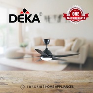 Deka Ceiling Fan With Led Light &amp; Remote Control V1 [ Frenshi ]