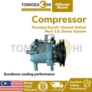 TOMODACHI Car Aircond Compressor DENSO Kancil/ Kenari/ Kelisa/ Myvi 1.0 | Compressor Kancil/ Kenari/ Kelisa/ Myvi 1.0